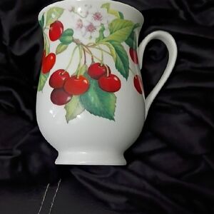 Roy Kirkham Fine Bone China Cherry Mug